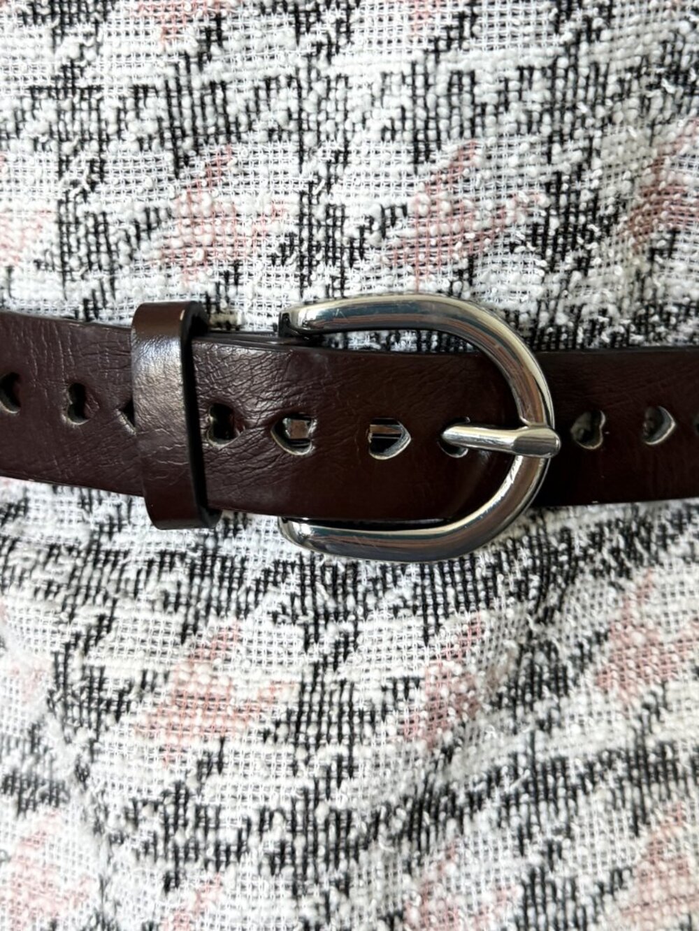 Women's Belt Lot of 2 brown leather narrow fashion size SM - Picture 10 of 10